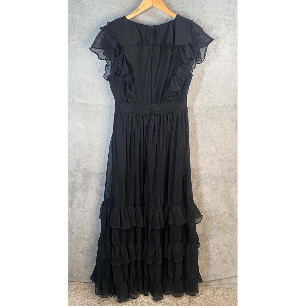 ASTR the Label Tiered Maxi Dress Womens Large Dark Coquette Romantic Whimsigoth - Picture 2 of 8